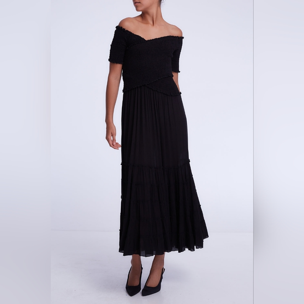 Poupette st.barth black maxi dress